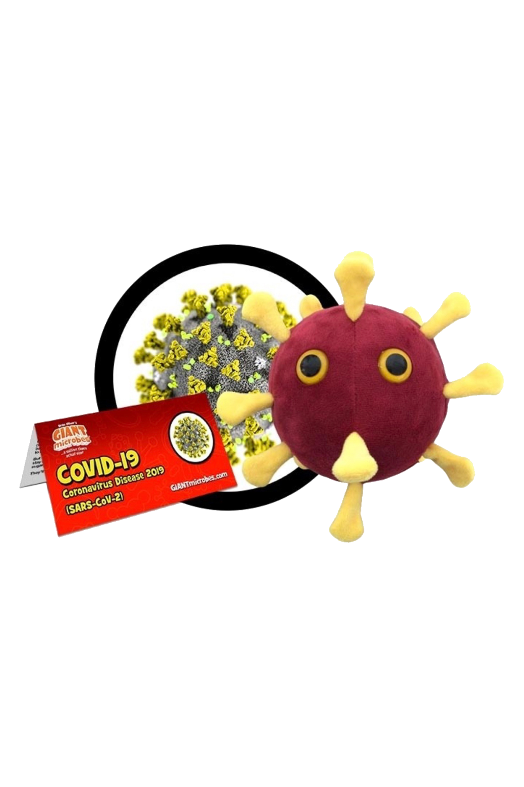 Enfermania GiantMicrobes COVID-19 peluche polyester 13-18 cm