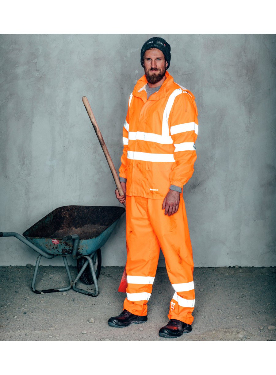 Würth MODYF Fluo pantalon pluie haute visibilité orange XXL