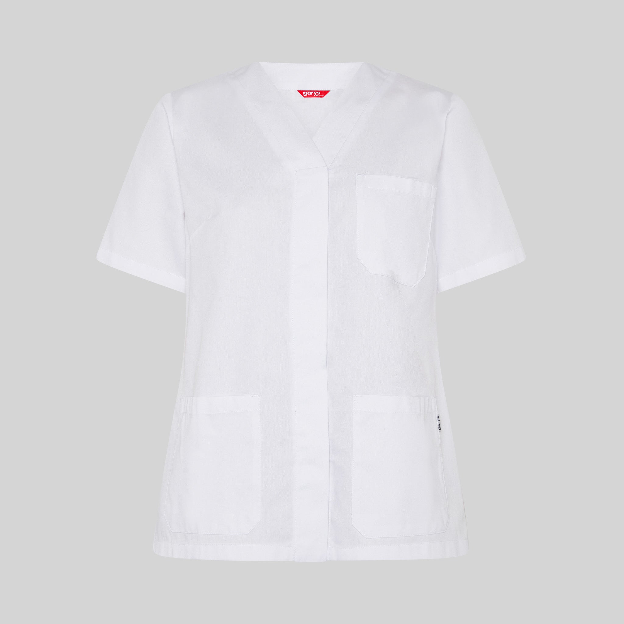 Gary's Blouses blouse médicale femme blanche manches courtes
