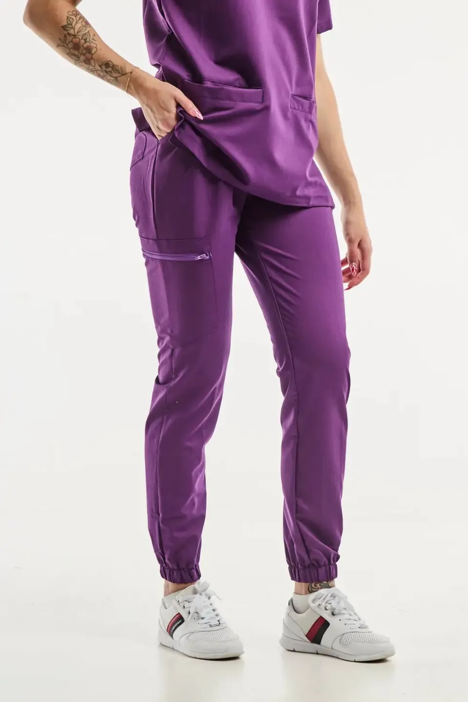 Aelin Slimfit NEW pantalon médical violet