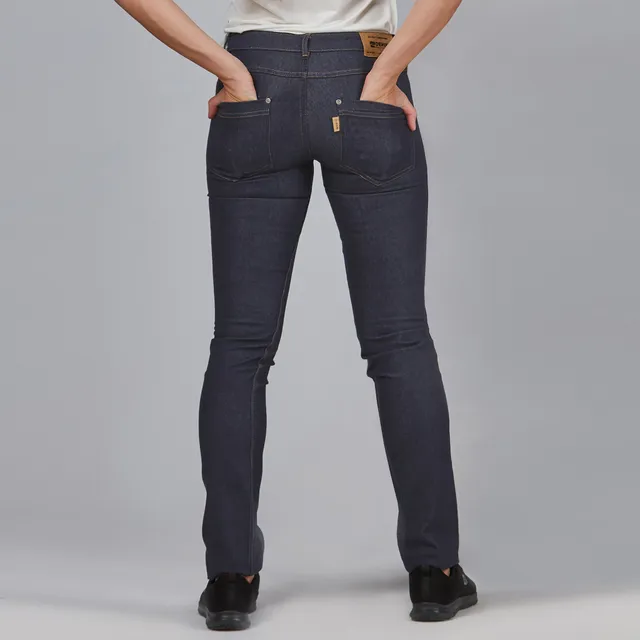GARY'S Denim pantalon jean femme noir taille mi-haute