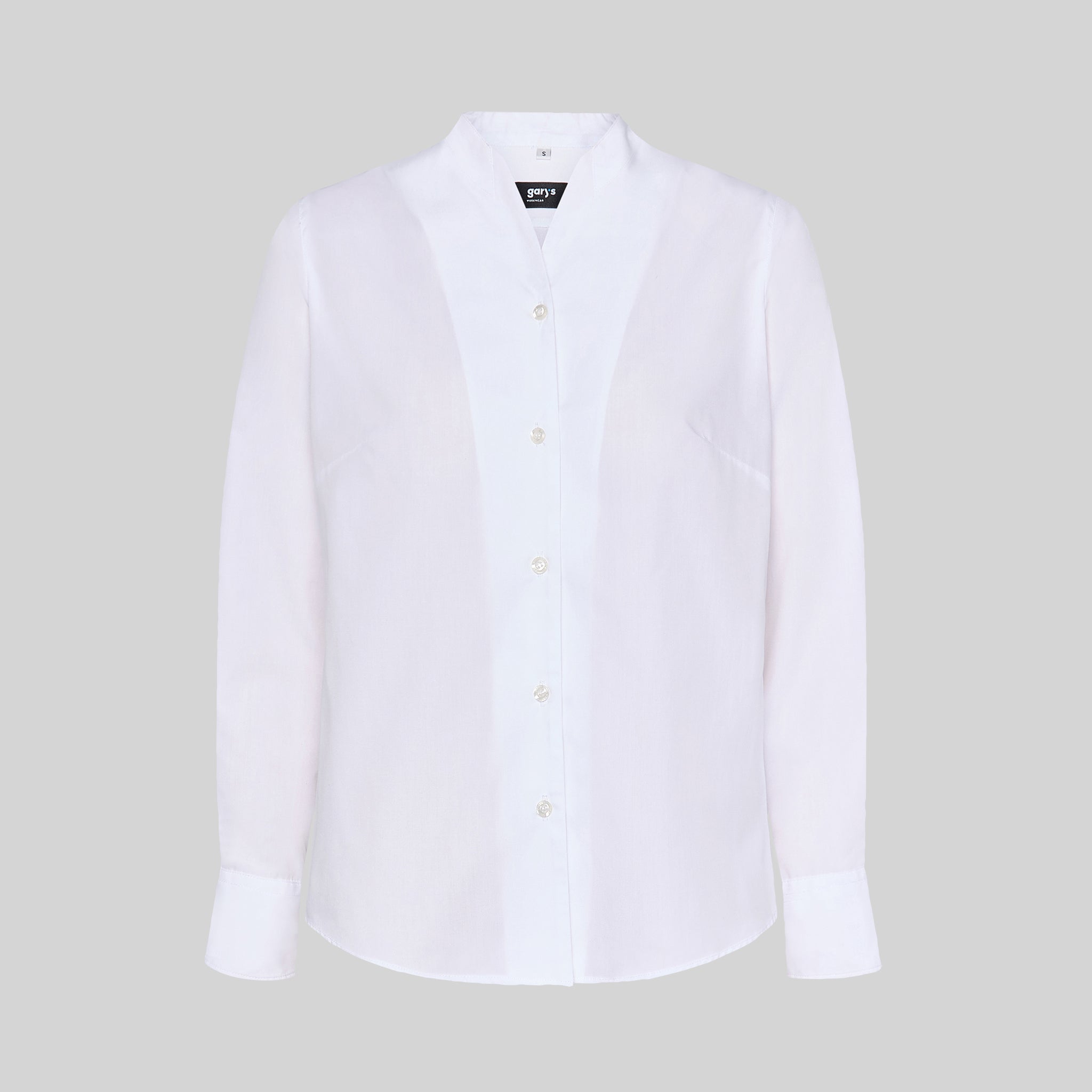 Gary's Rachele chemise travail femme noire stretch coton