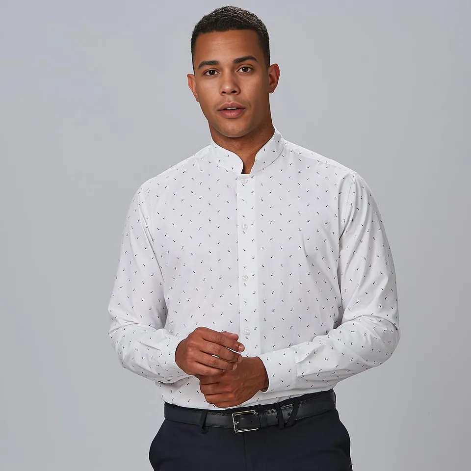 GARY'S Shirts GIUSEPPE SLIM FIT chemise homme cubes coton