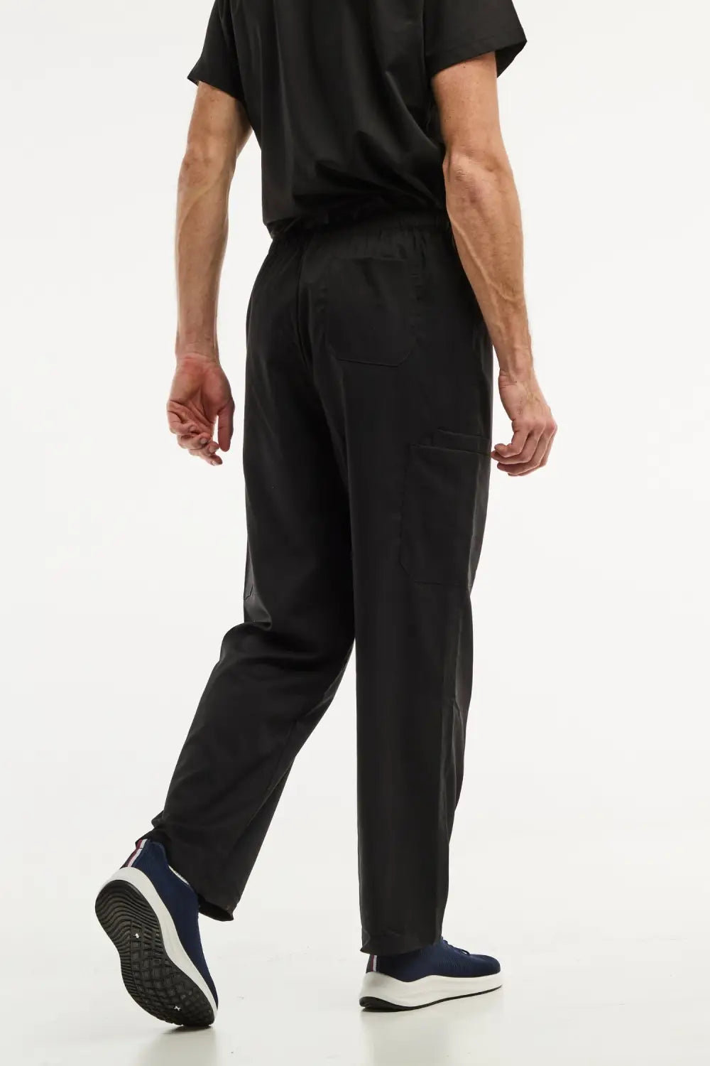 Aelin LUCA Pantalon médical Homme Noir stretch