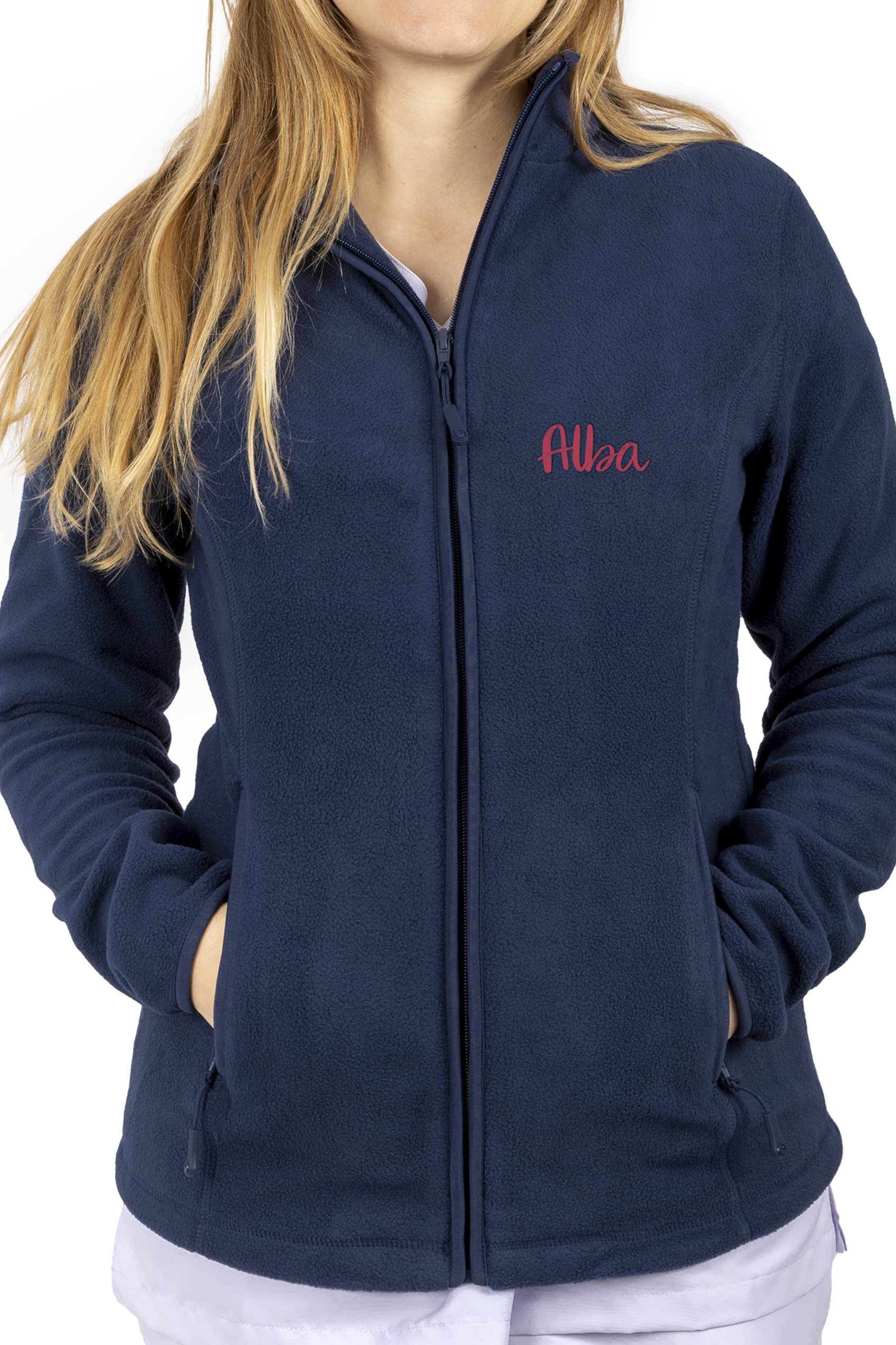 Enfermania Ropa veste polaire femme kiné personnalisée