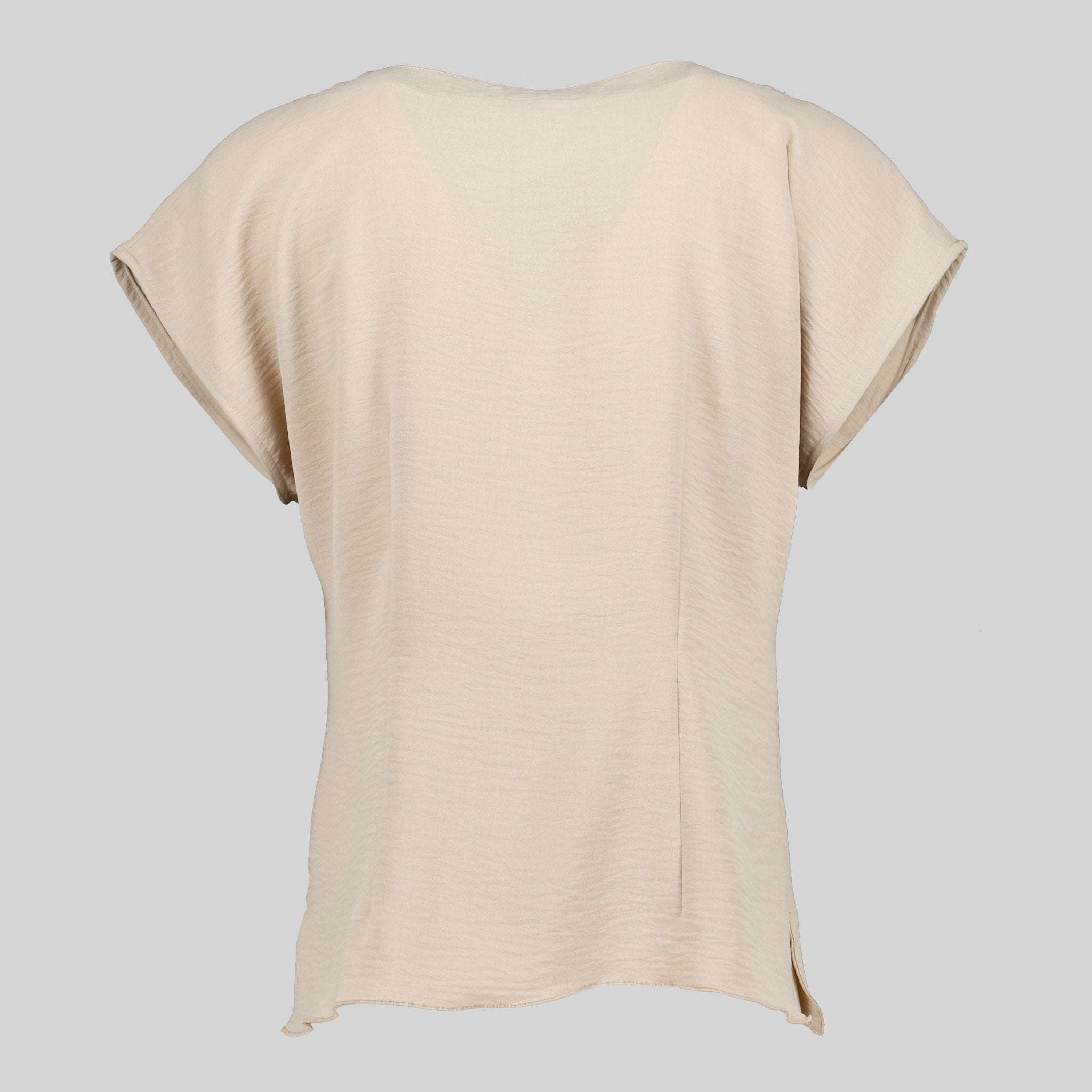 GARY'S Jara blouse femme beige col V polyester