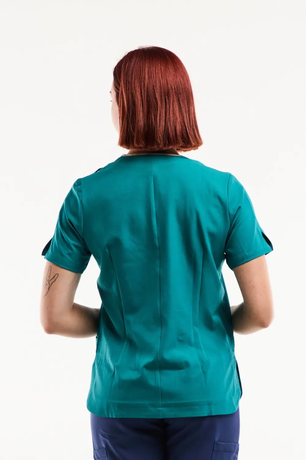 Aelin Serena Blouse médicale femme turquoise stretch