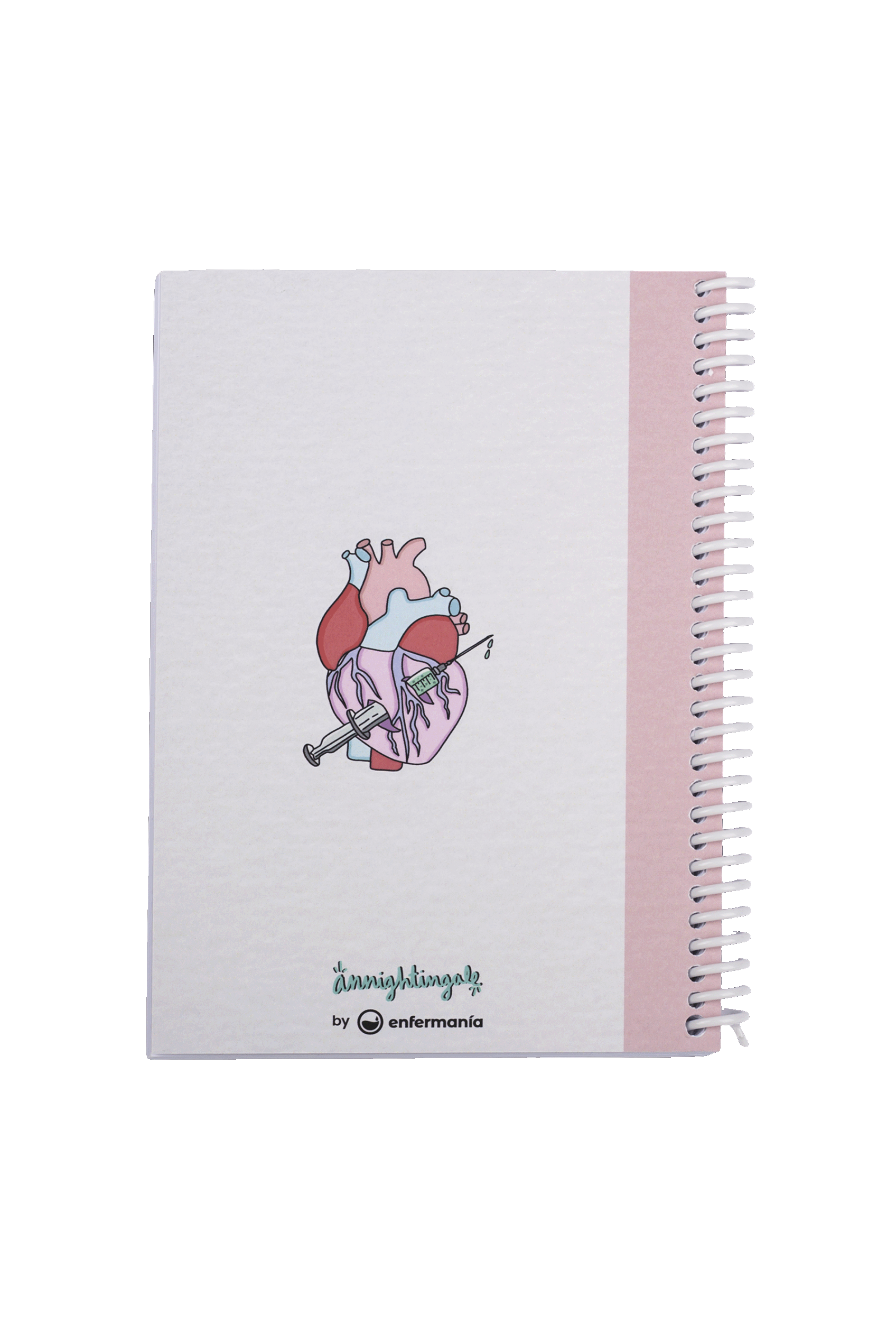 Enfermania Papeleria Rebelheart carnet A6 spirale 50 pages