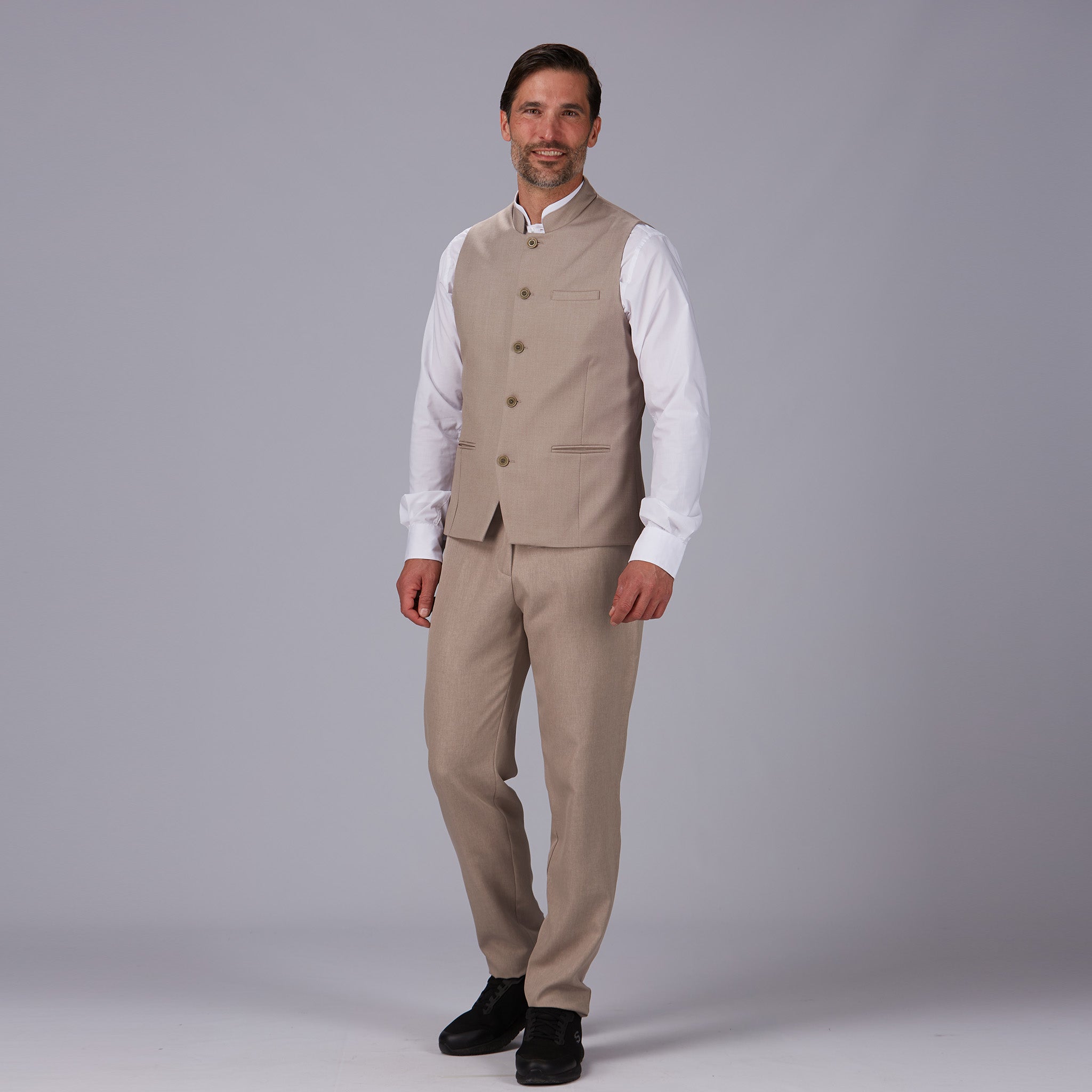 Gary's Pantalon Homme Marine Stretch Ceinture Extensible