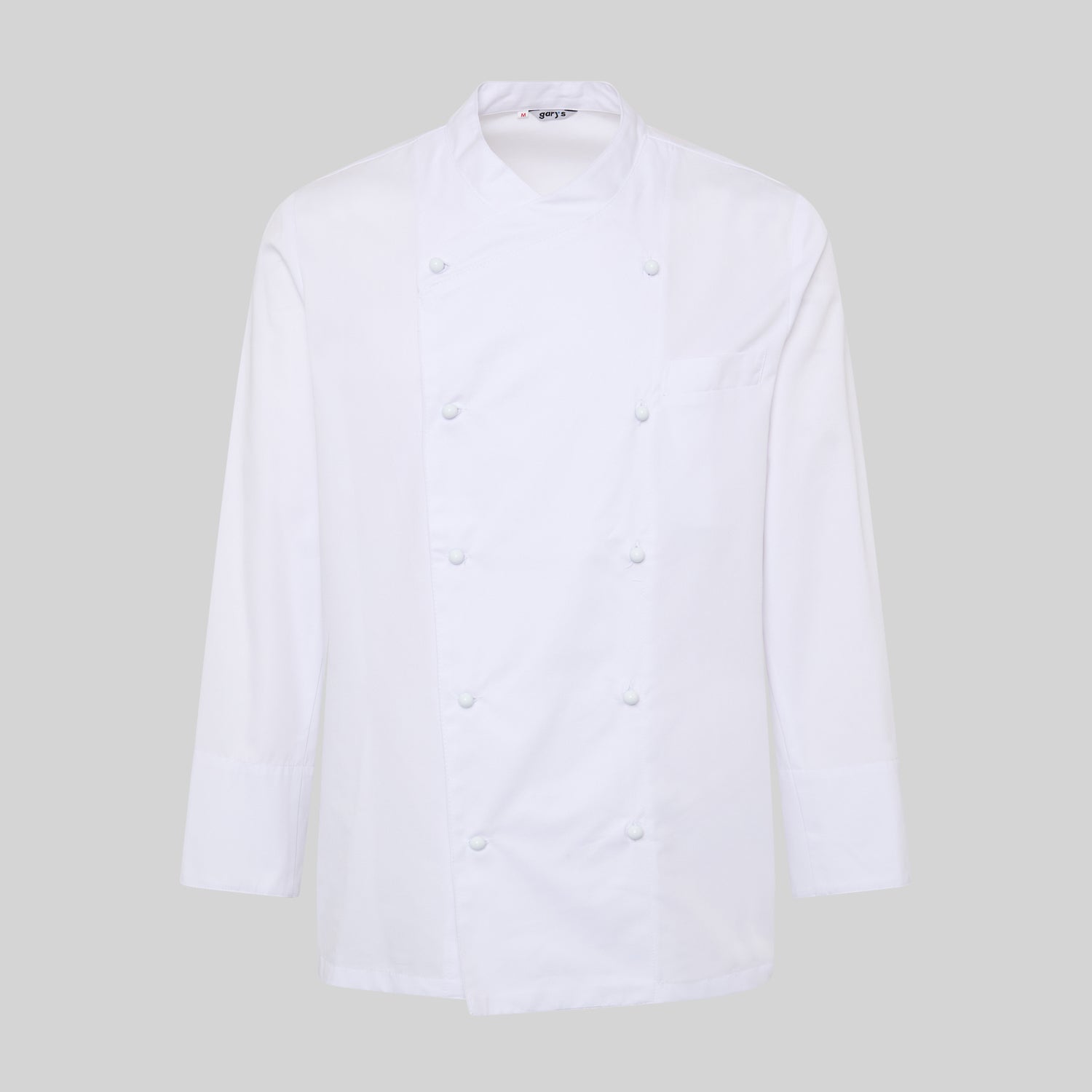 GARY'S Naples Veste de cuisinier unisexe blanche anti-tache