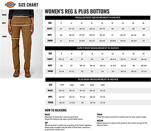 Dickies Perfect Fit Pantalon travail Femme 27W/27L stretch