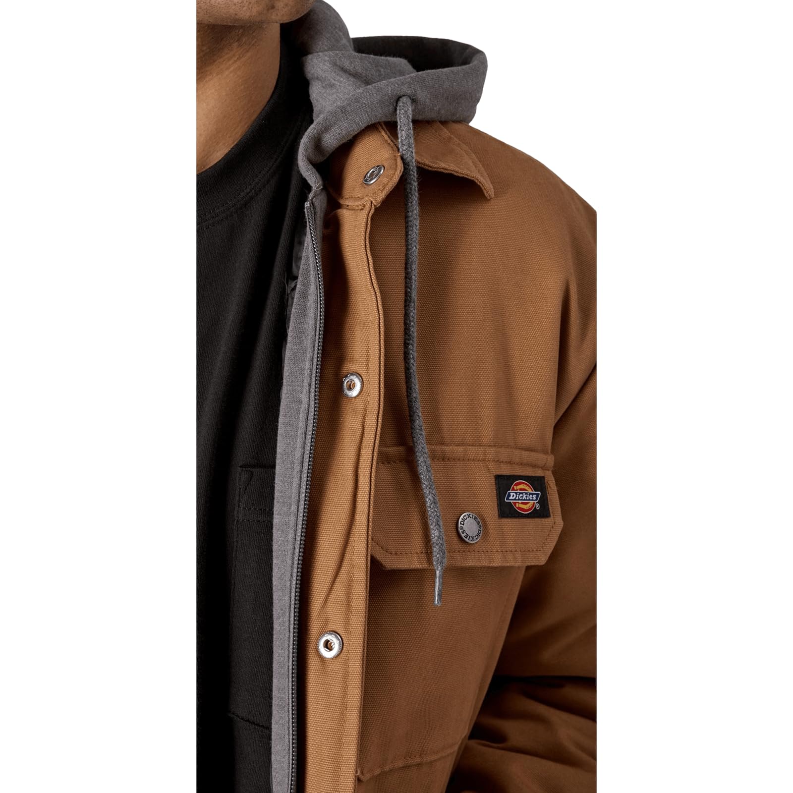 Dickies Duck veste polaire à capuche brun duck M