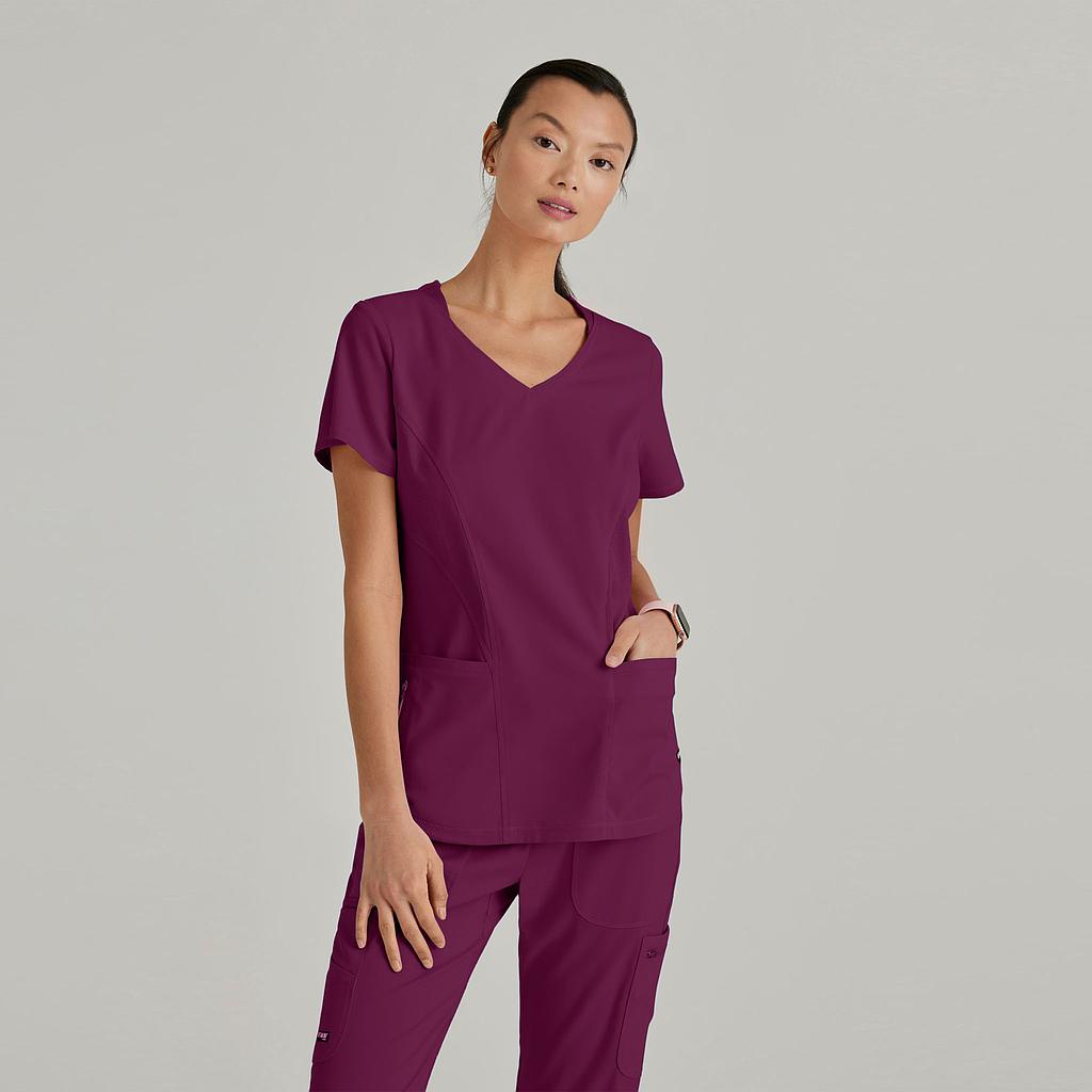 Barco Carly Top blouse médicale blanc col sport