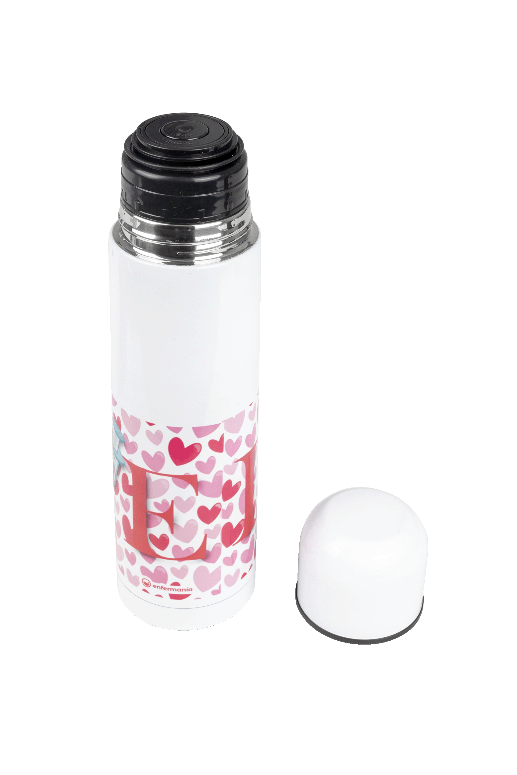 Enfermania Regalos Corazones gourde isotherme 500 ml