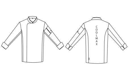 Gary's Cratos veste chef homme blanche coton XS