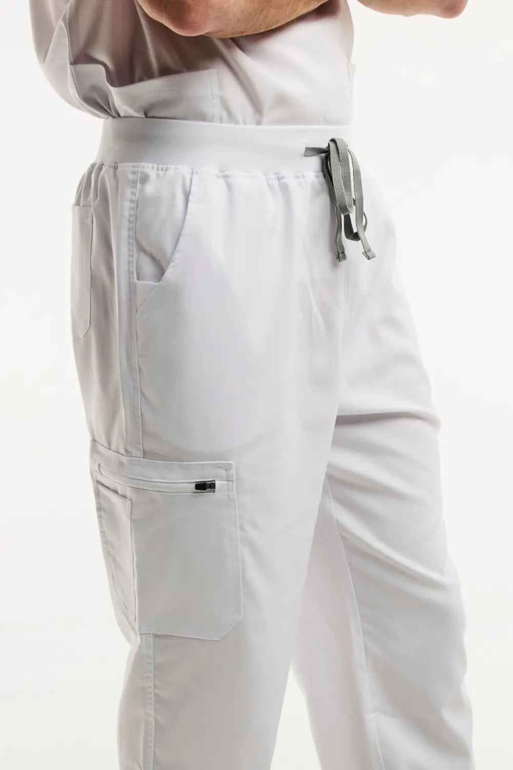 Aelin LUCA Jogger pantalon médical homme blanc
