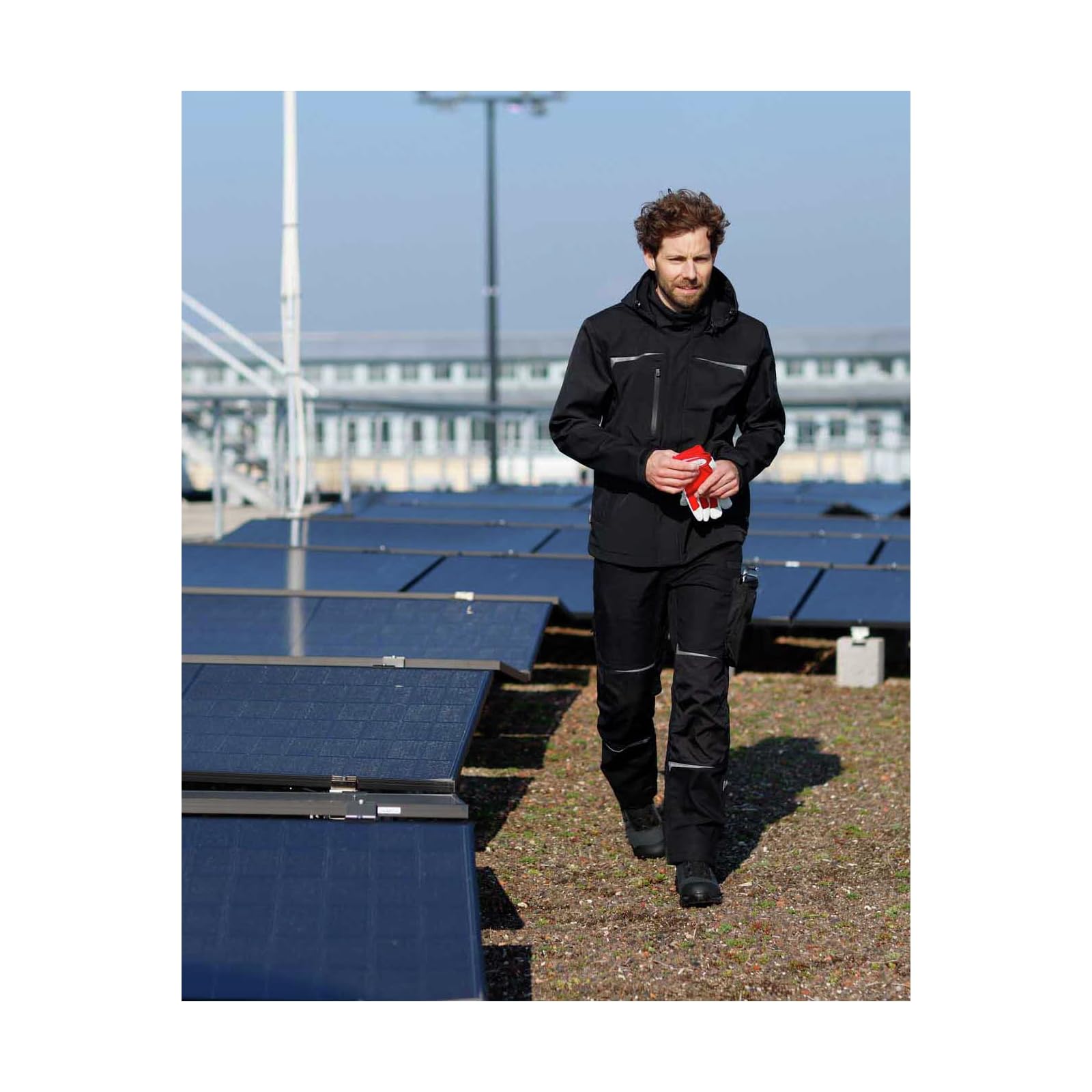 Würth MODYF Temper Softshell Travail Noire Stretch