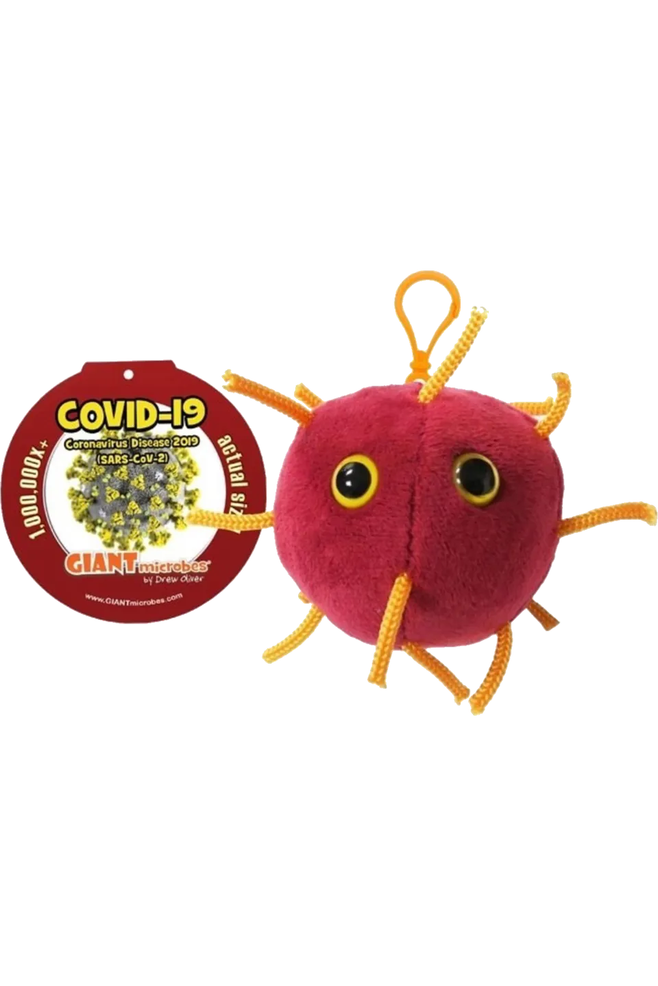 Enfermania Giantmicrobe Peluche Covid-19 Porte-clés 15cm