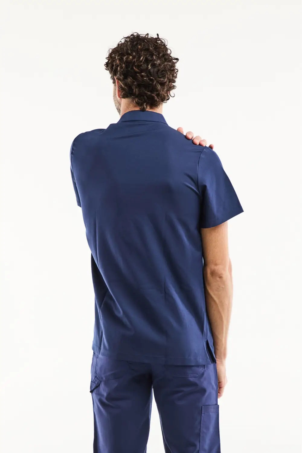 Aelin Noah Blouse Médicale Homme Bleu Marine Stretch