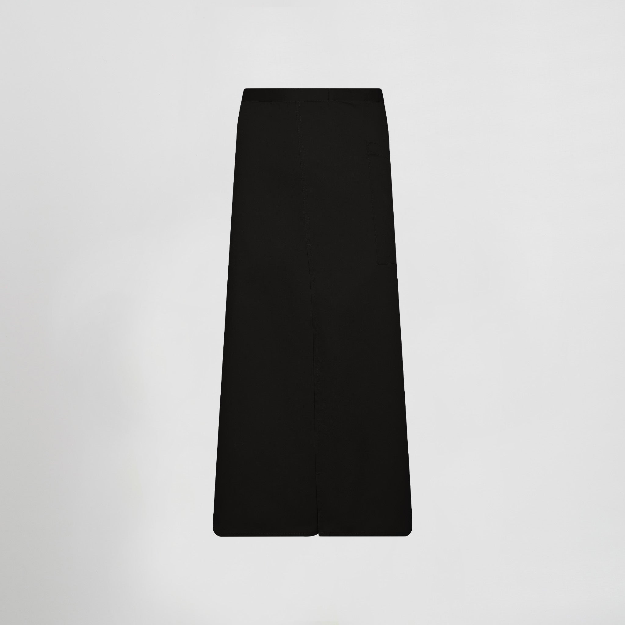 Gary's tablier bistrot long fendu polyester 90x110 noir