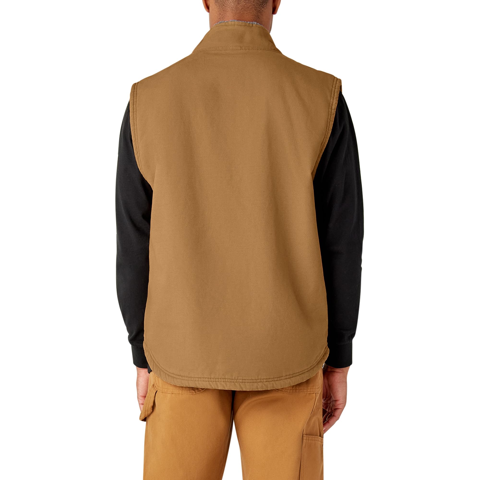 Dickies Duck gilet travail doublé sherpa brun duck XL