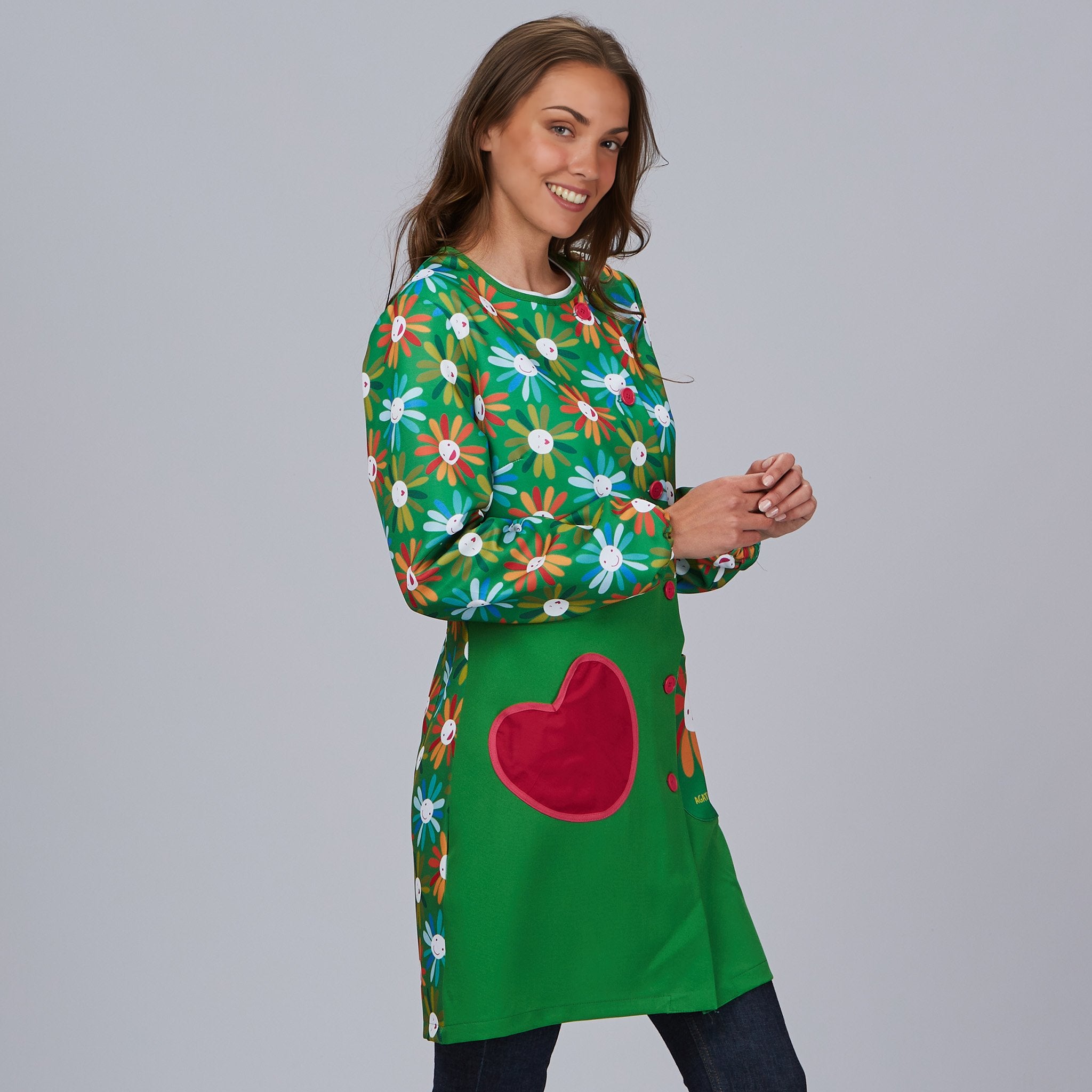 GARY'S Piropo Agatha blouse école verte billard
