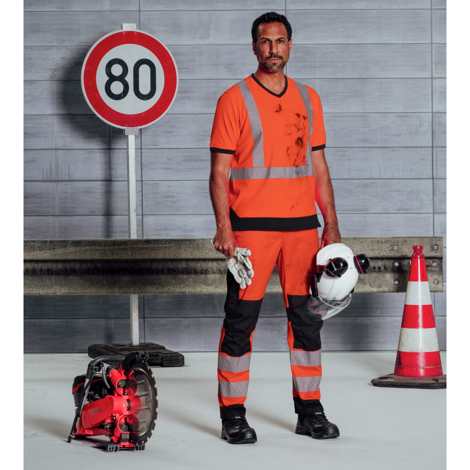 Würth MODYF Fluo tee-shirt travail orange haute-visibilité 4XL