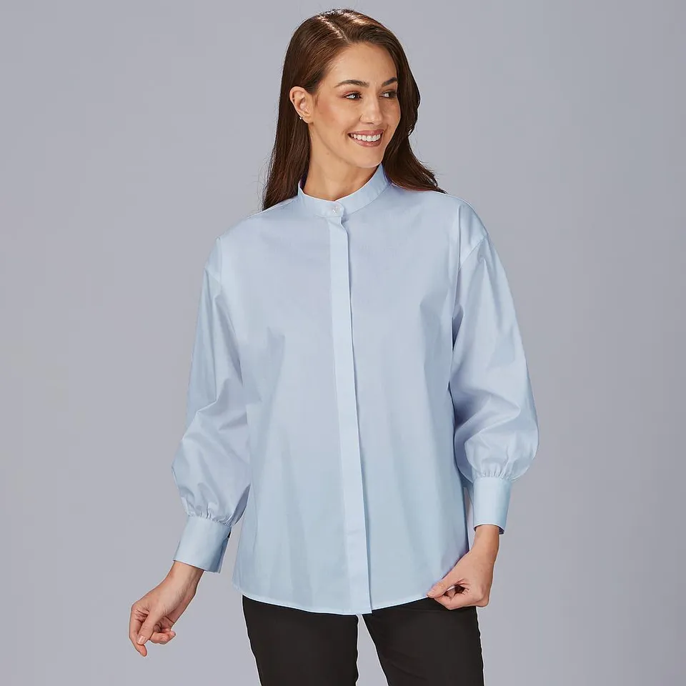 GARY'S Shirts Chemise Maddalena Femme Noire Oversize