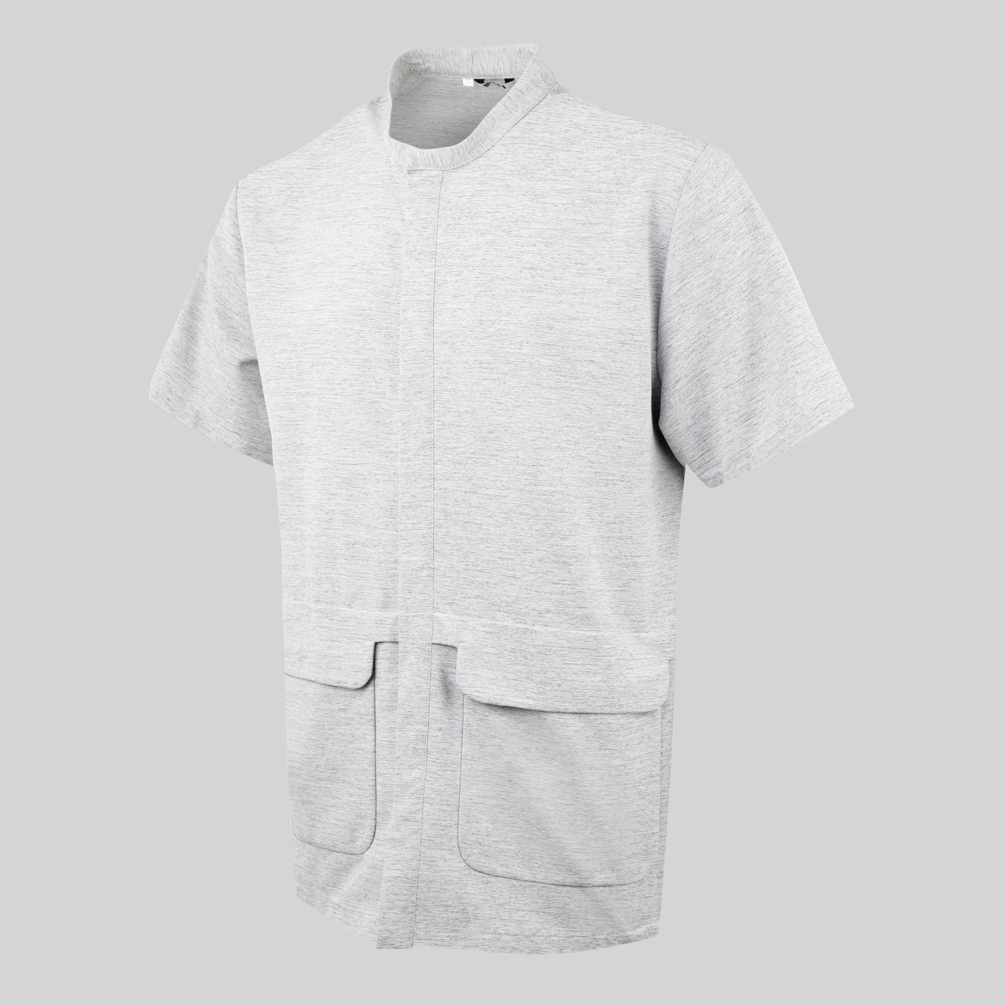GARY'S Abedul blouse homme gris perle manches S