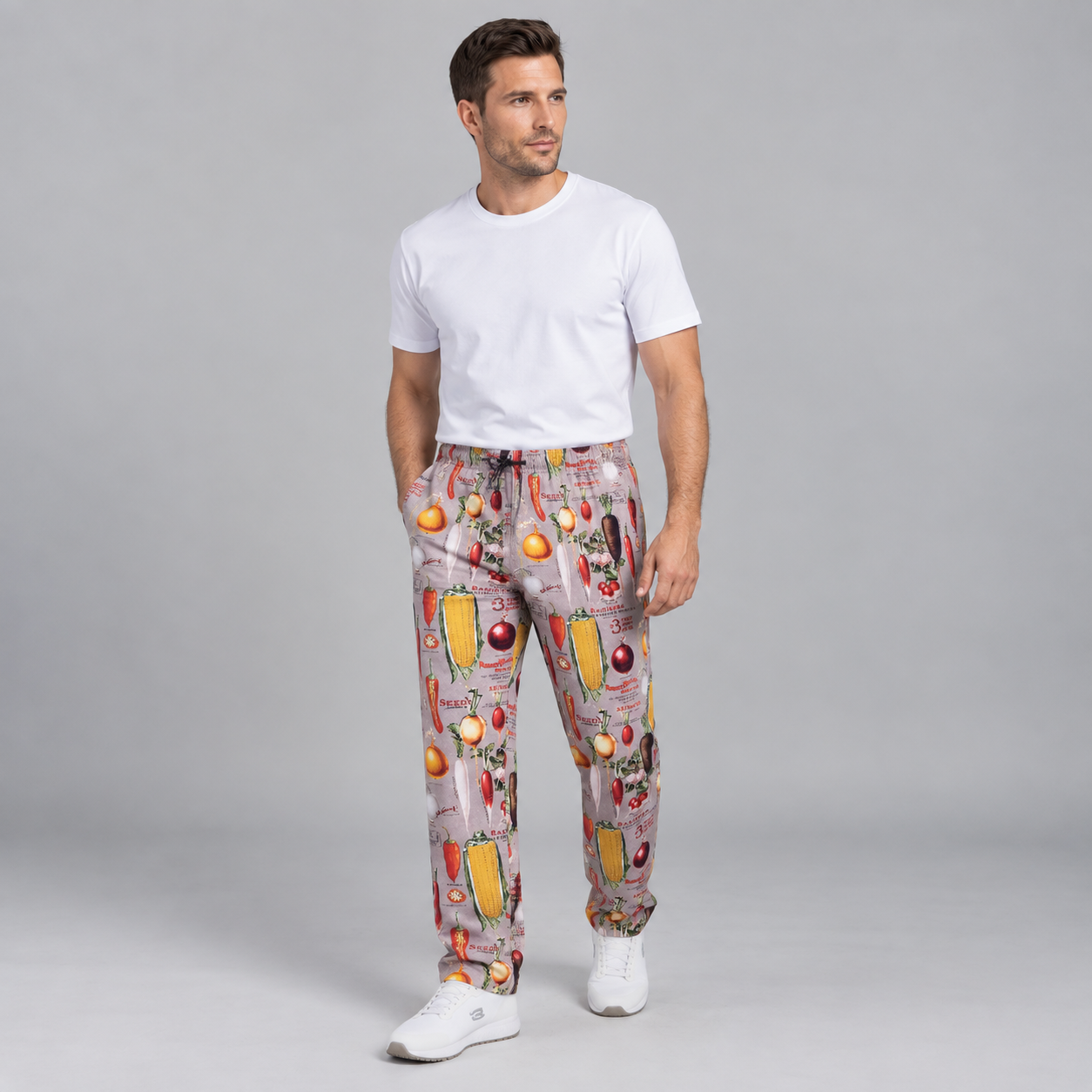 GARY'S pantalon cuisine unisexe coton Olivas