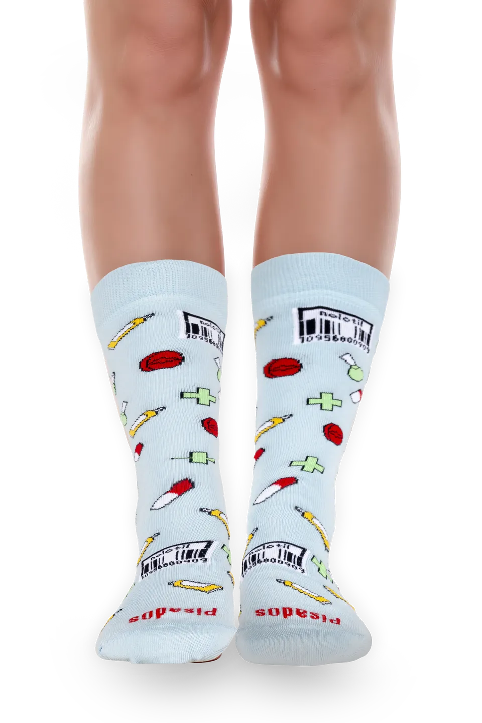 Enfermania Ropa chaussettes pharmacie imprimées 36-40