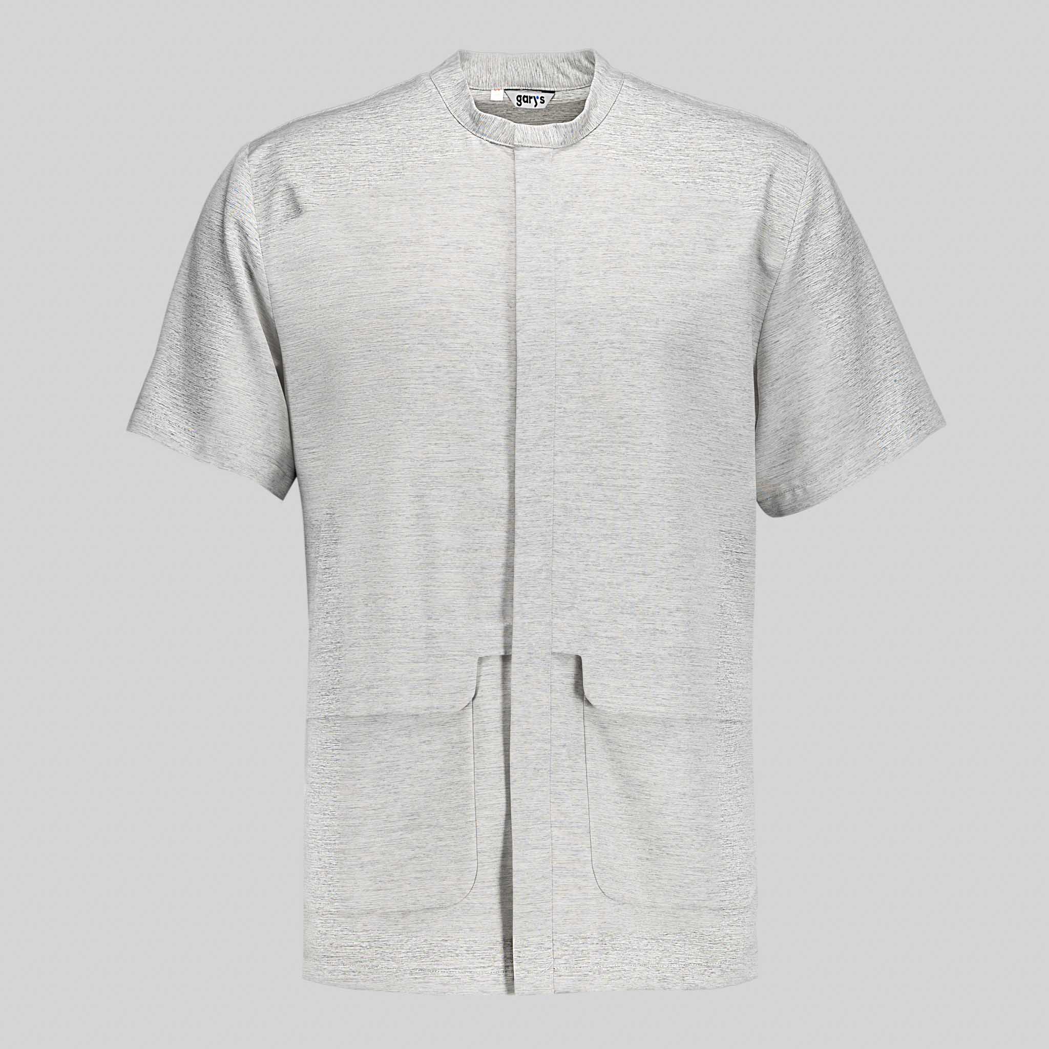 GARY'S Abedul blouse homme gris perle manches S