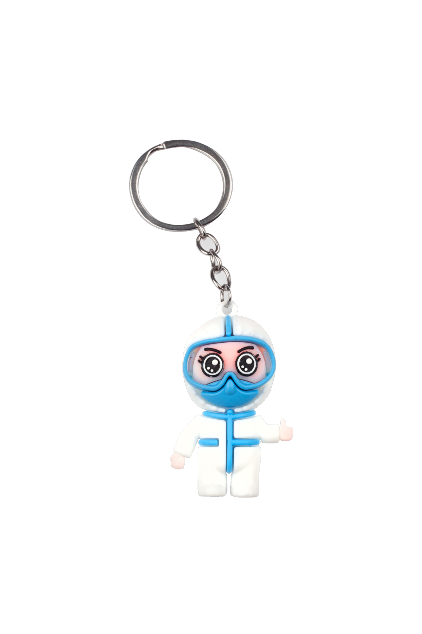 Enfermania Regalos porte-clés infirmière EPI gomme 5,3 cm