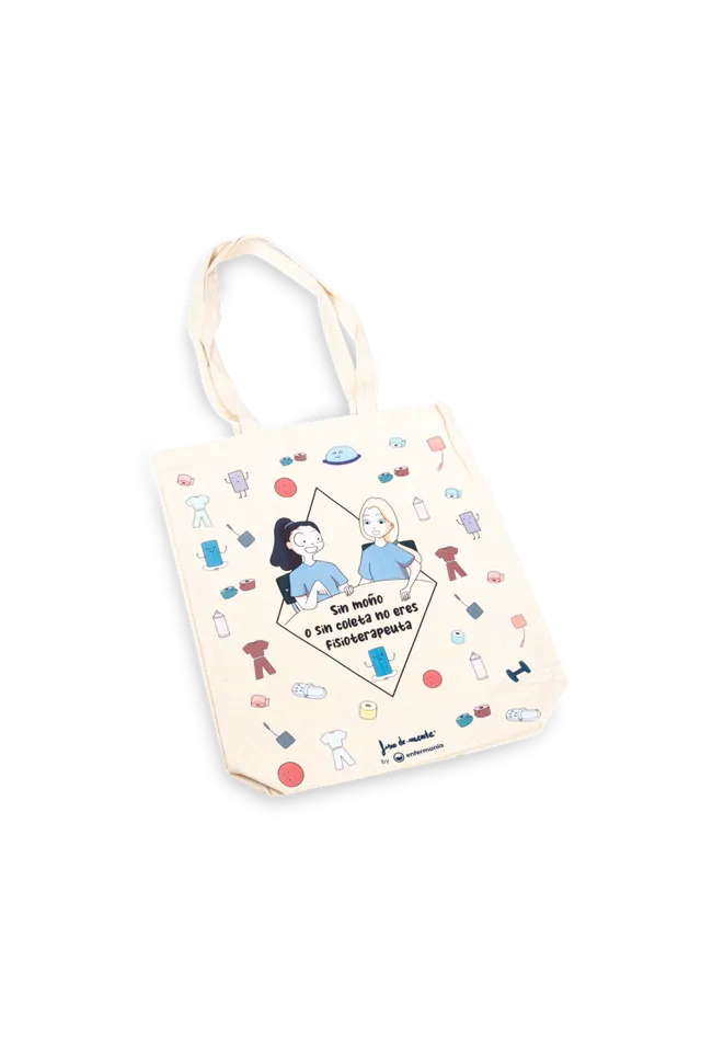 Enfermania Fisioterapeuta Tote bag coton bio écru
