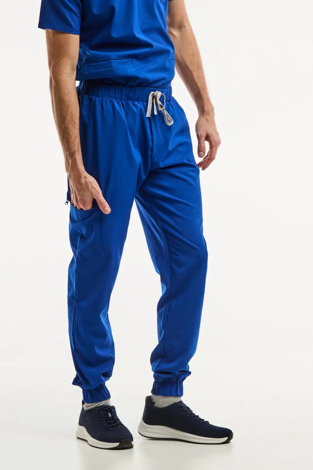 Aelin LUCA pantalon médical homme bleu royal 3 poches