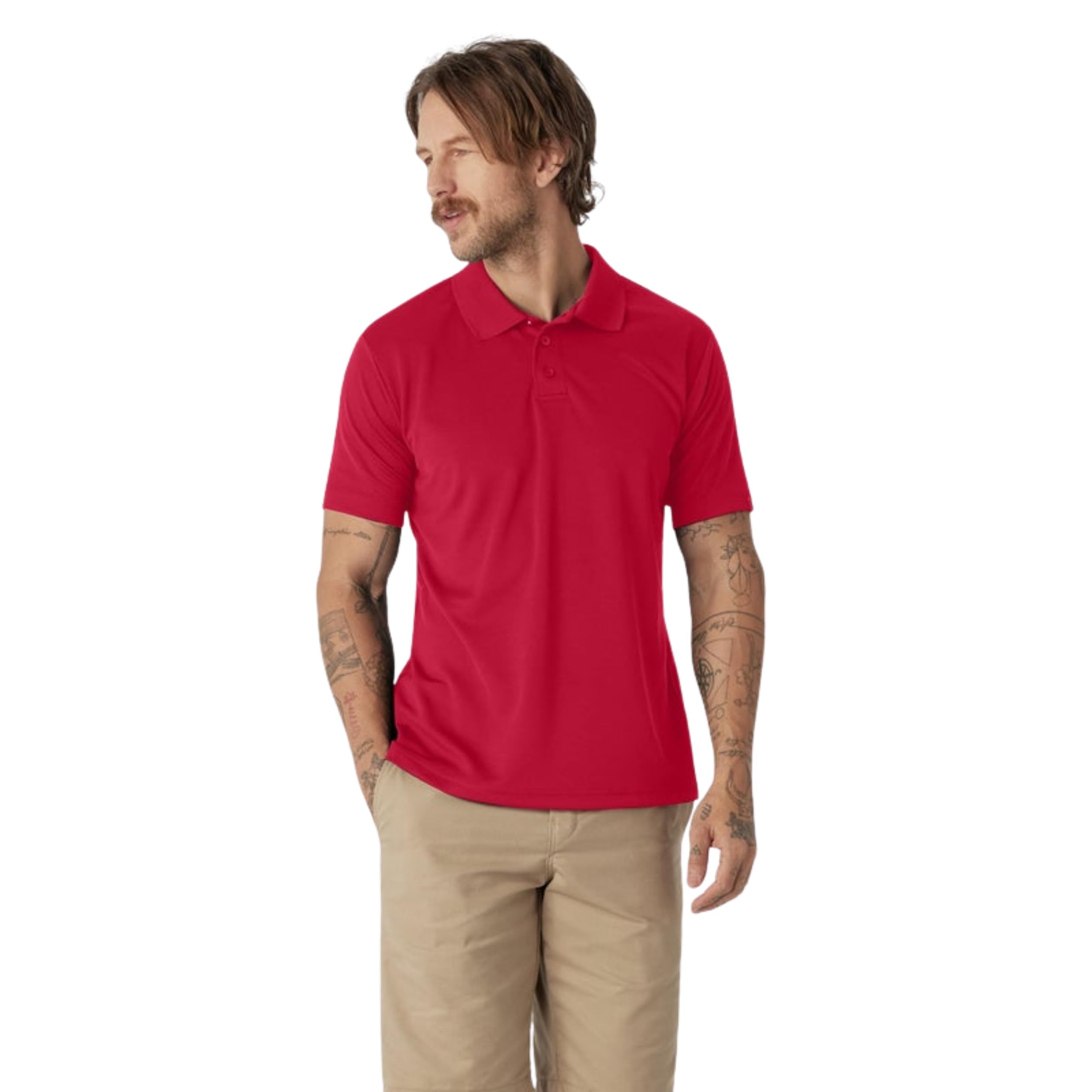 Dickies polo travail homme bleu marine M manches courtes