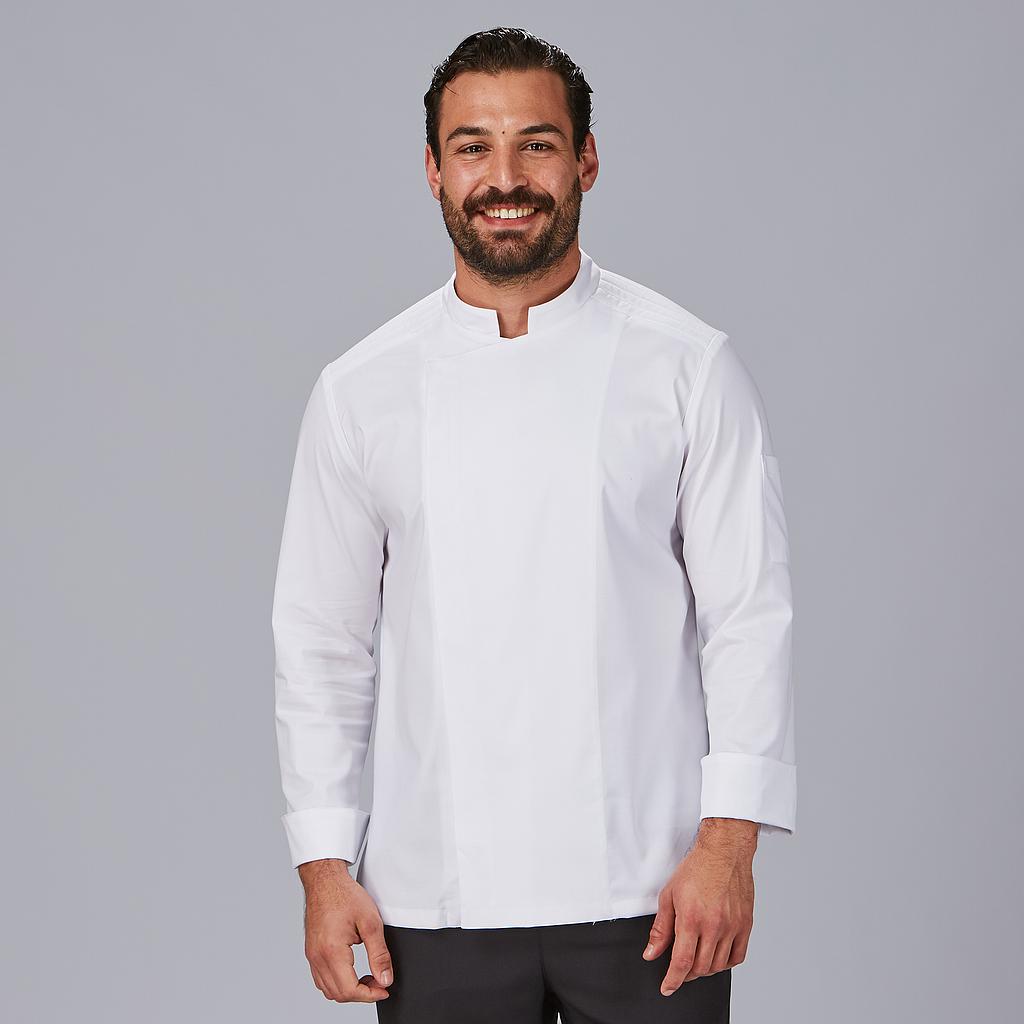 GARY'S Bastos veste de cuisine homme noir stretch