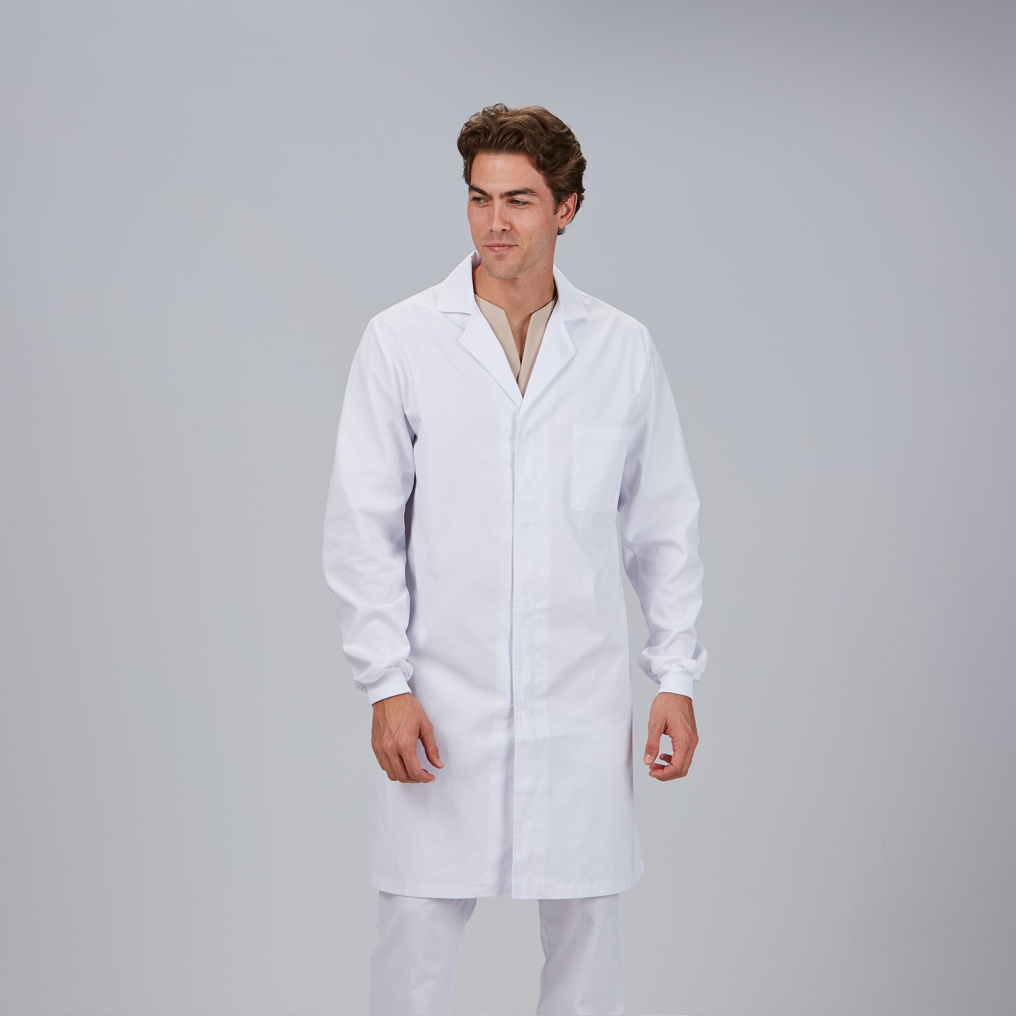 Gary's Enzo blouse médicale blanche unisexe manches longues