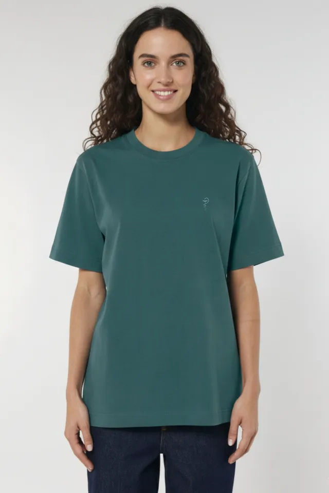 Aelin Slimfit NEW T-shirt heavy coton pharmacie noir