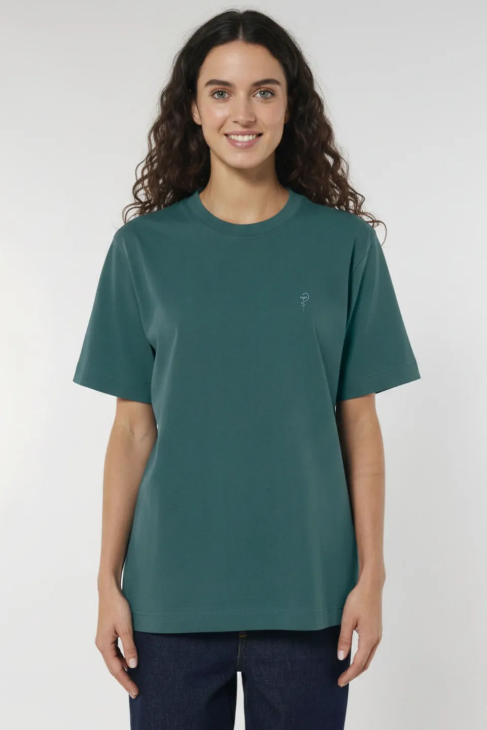 Aelin Slimfit NEW T-shirt heavy coton pharmacie noir