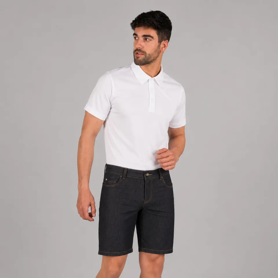 Gary's Pants Bermuda denim noir stretch homme
