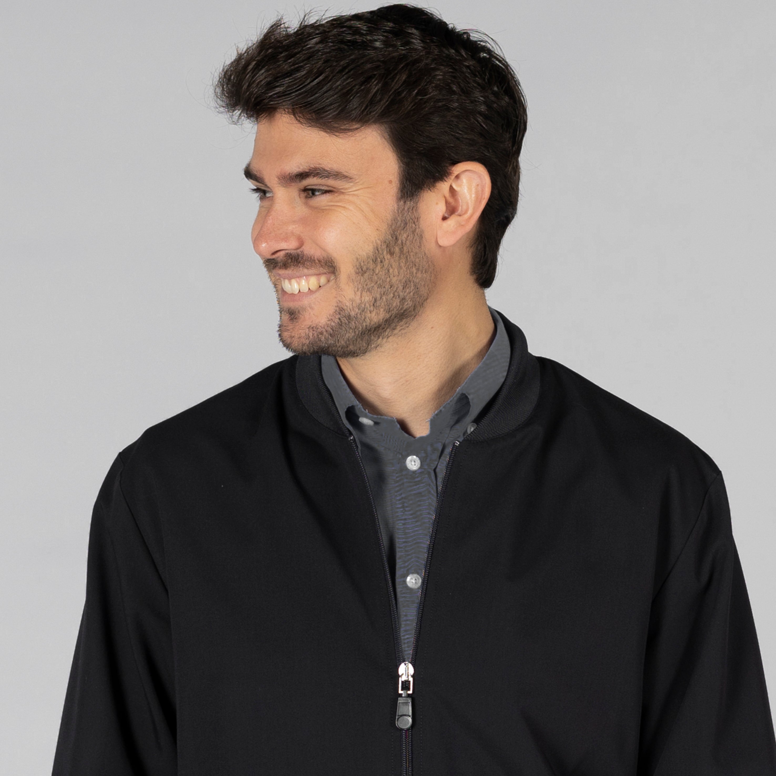 Gary's Trivial Bomber Homme Noir Veste Travail Doublée