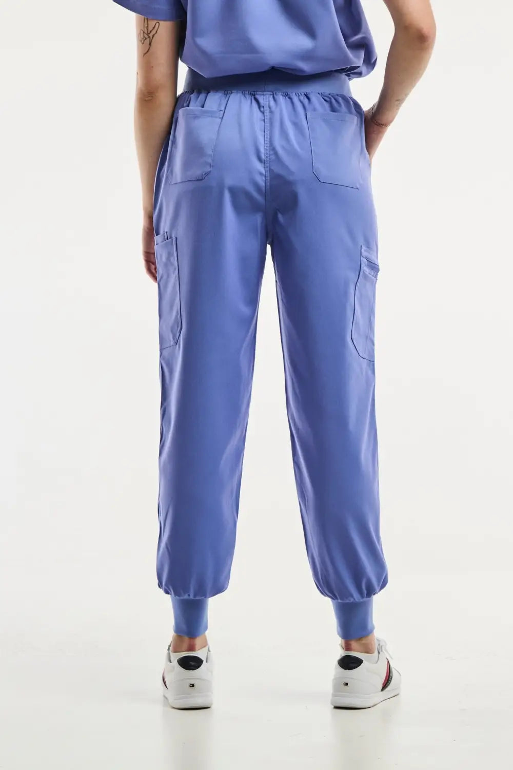 Aelin EMMA Jogger tenue médicale femme bleu col V