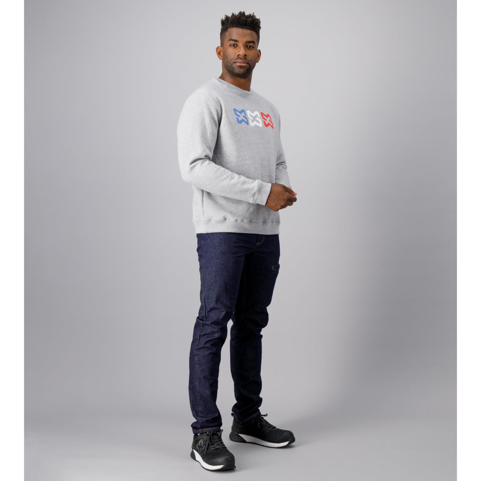 Würth MODYF Made in France sweat col rond gris S coton bio