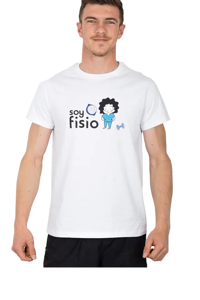 Enfermania Ropa FisioDeMente t-shirt homme blanc taille L coton