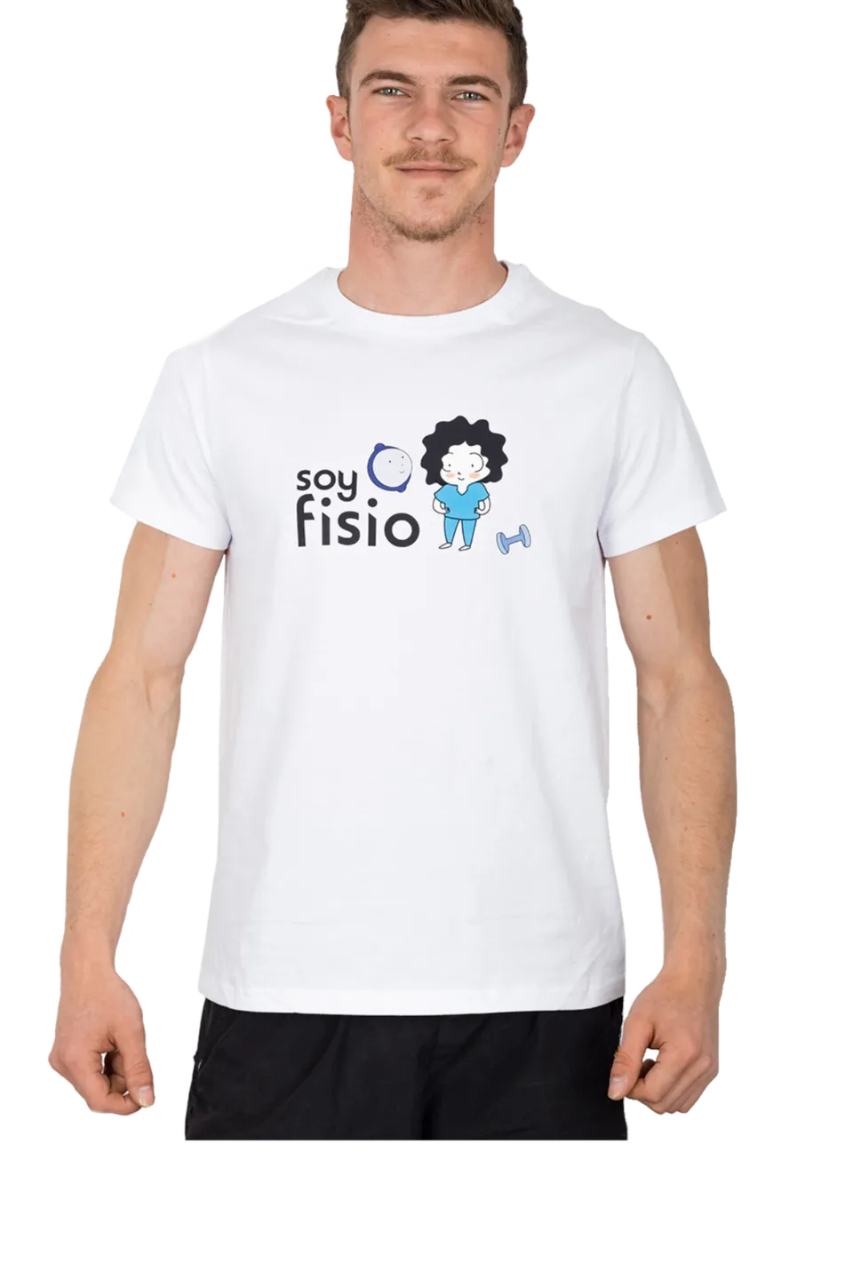 Enfermania Ropa FisioDeMente t-shirt homme blanc taille L coton