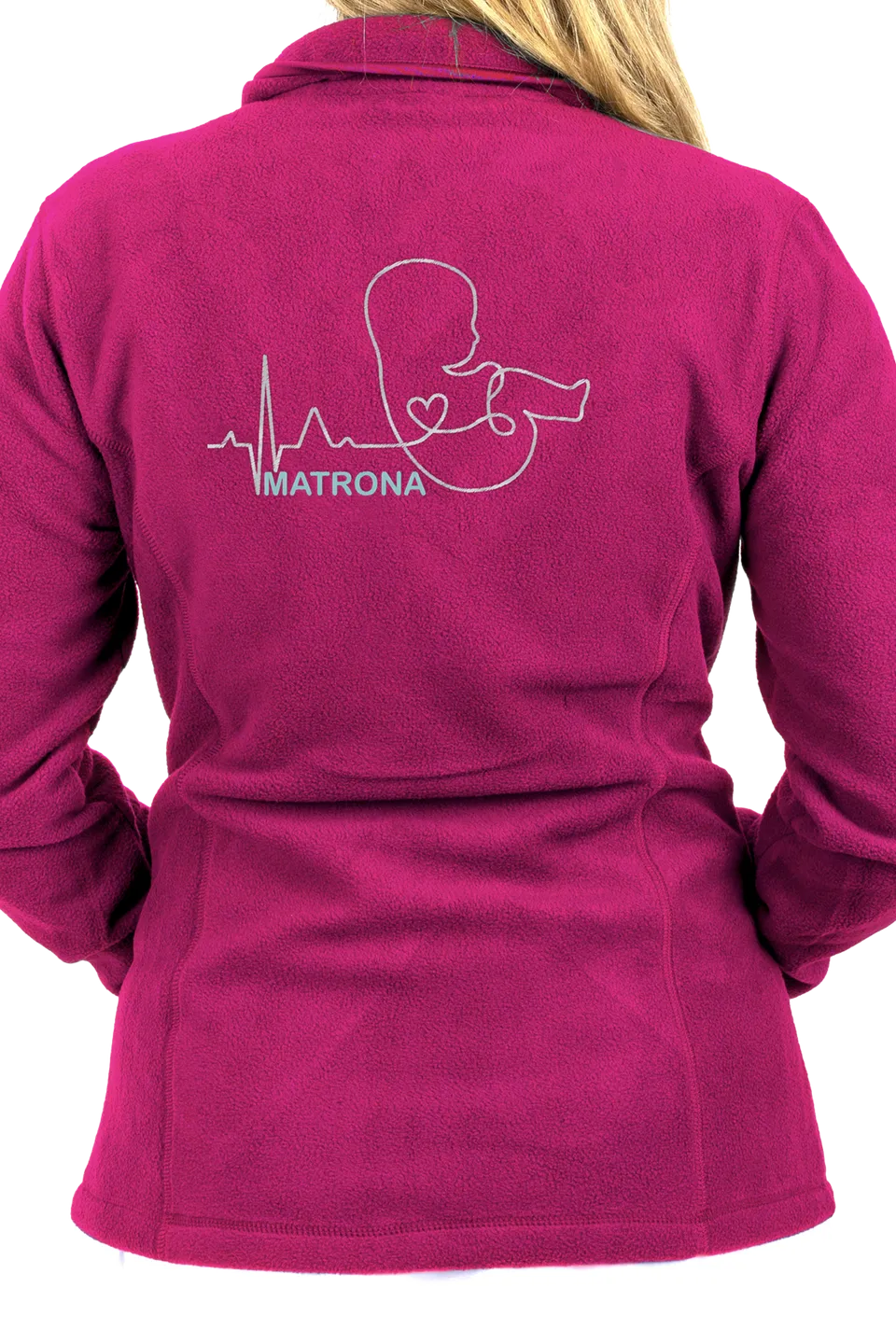 Enfermania Matrona veste polaire médicale femme fuchsia M