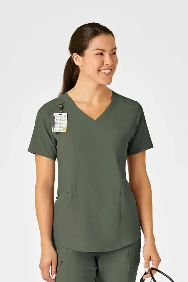 Aelin EMMA Renew Vert Olive tunique médicale femme