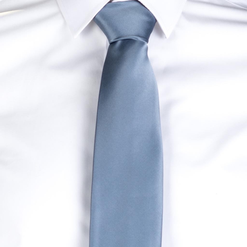 Gary's Add-Ons Tie Knotless cravate satin noir TU