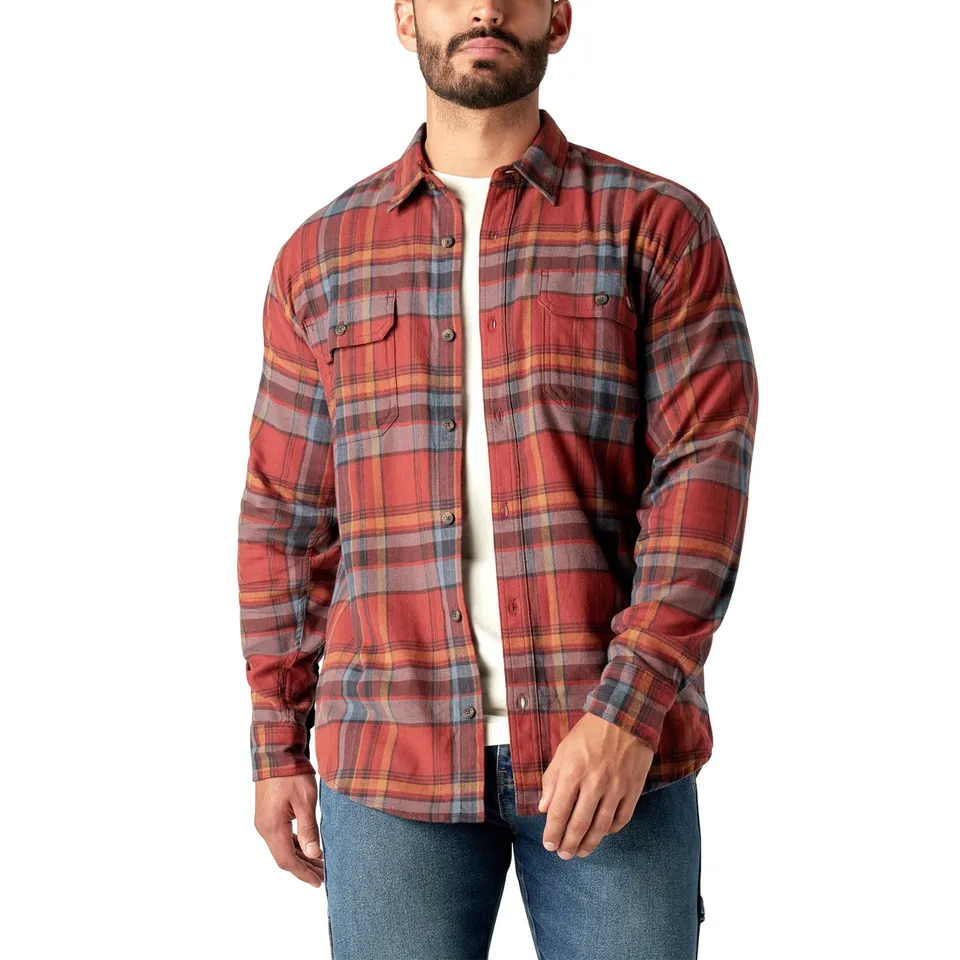 Dickies Flex Flannel chemise flanelle homme manches longues carreaux